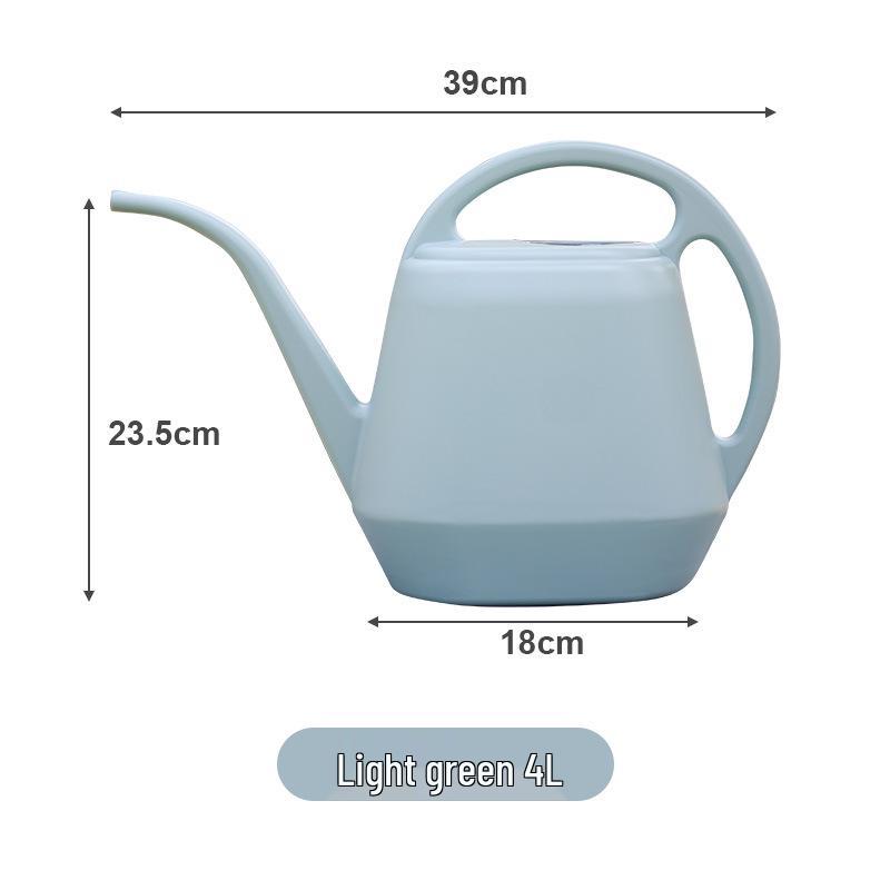Large Capacity Plastic Watering Can with Long Spout for Gardening, Ideal for Flowers and Vegetables