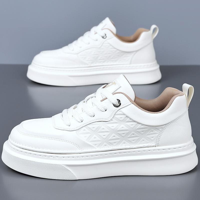 Весна и Осень новая мужская обувь мода корейская версия универсальная воловья кожа дышащая повседневная спортивная обувь мужская обувь для скейтборда