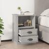 VidaXL Bedside Tables 2 Pcs Sonoma Grey 43x36x60 Cm 816341