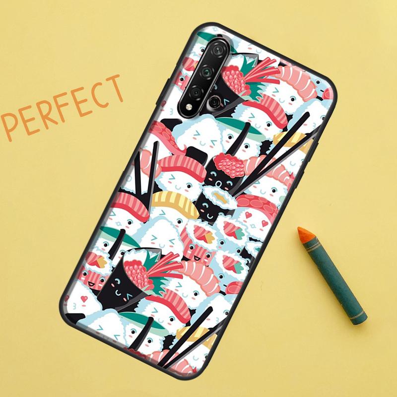 Милый суши-толпа Для Huawei Nova 5T 9 10 SE 7i 8i 11i 12i Y60 Y61 Y70 Y72 Y73 Y90 Y91 P20 P30 P40 Lite Чехол
