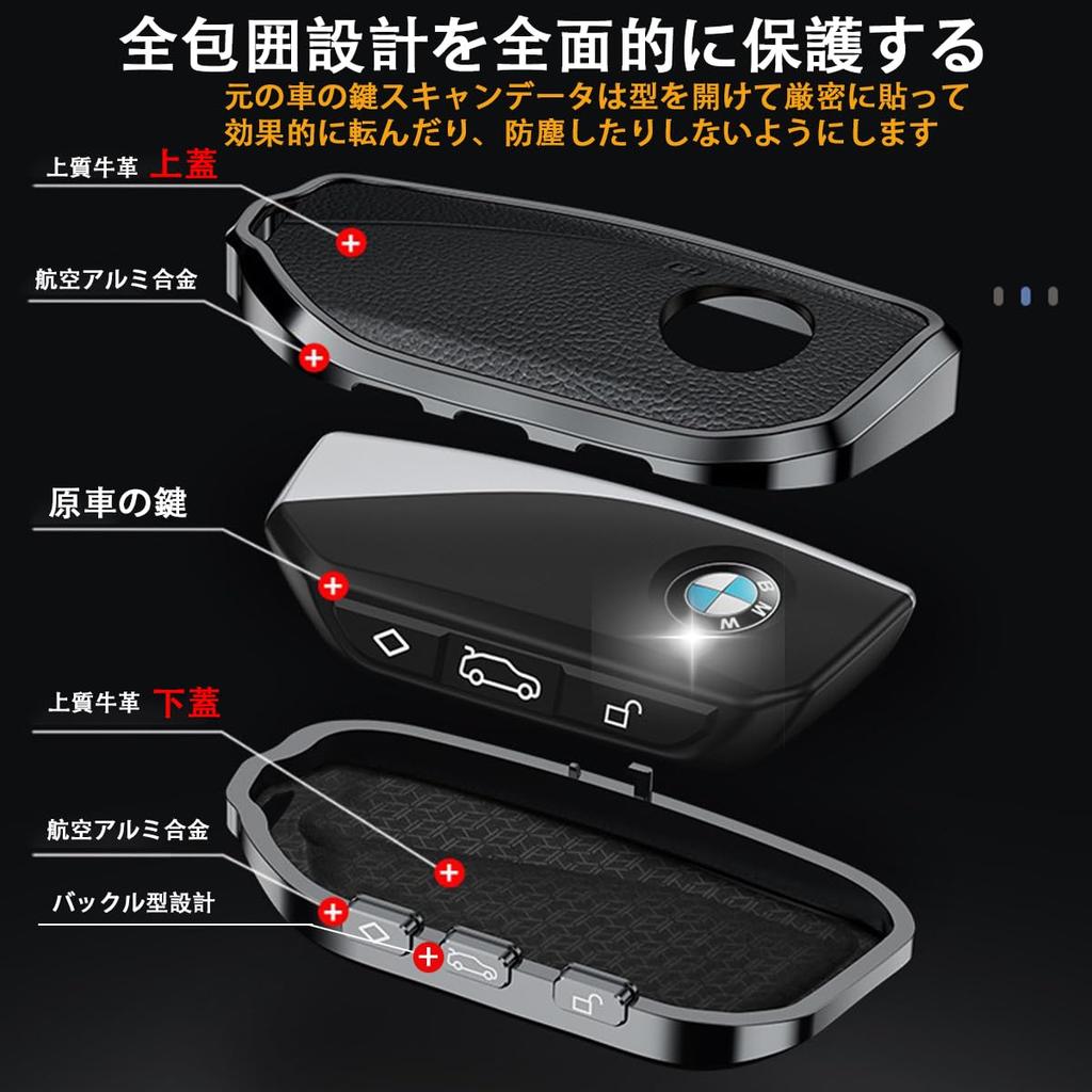 PELKERDR Чехол для ключа BMW 7 серии 735li 740li F98 X4M LCI G18 X5 G07