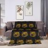 Four BFB  BFDI Blanket Velvet Textile Decor  Portable Lightweight Throw Blankets for Bedding Office Bedding Throws