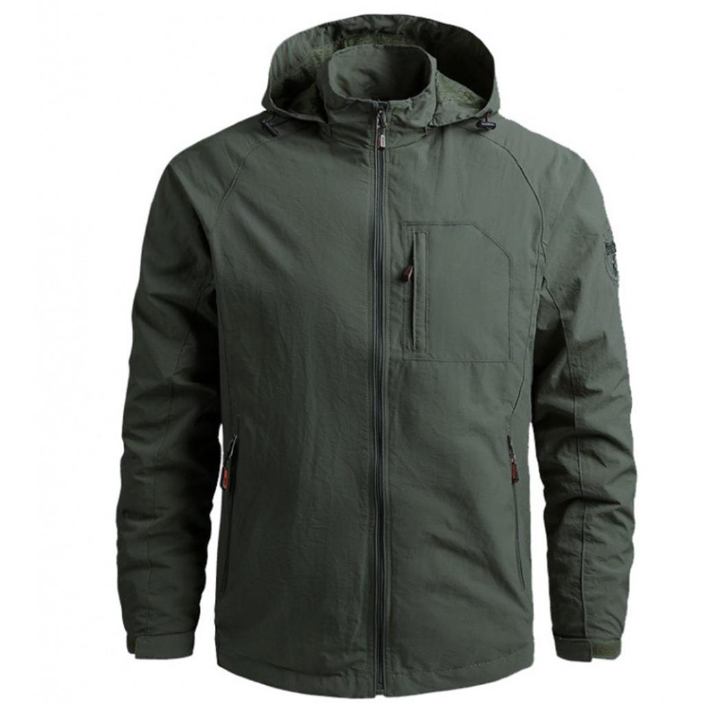 Мужская уличная легкая дышащая куртка водонепроницаемая ветрозащитная повседневная куртка