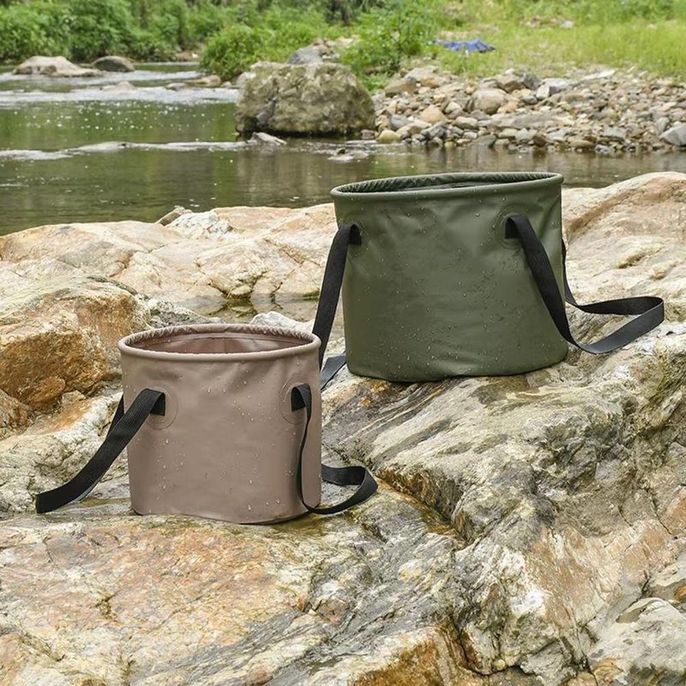 Collapsible Camping Foldable Sink Plastic Car Wash Bucket Car Folding Bucket  Gardening