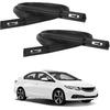 Уплотнительная накладка водостока крыши для 2012-2015 Honda Civic седан 4-дверный, левая и правая 2 шт. Черная резиновая уплотнительная полоса Замена 74316TR0A01 74306TR0A01.