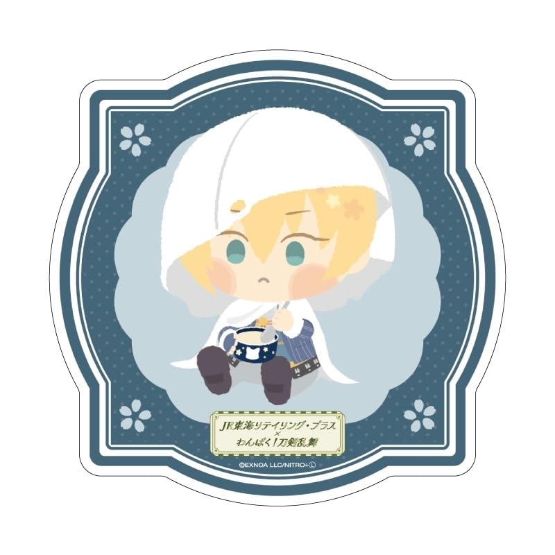 JR Central X Wanpaku! Touken Ranbu" Die-Cut Acrylic Coaster Yamanbagi Kunihiro