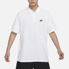 Nike Fitted Logo Print Short Sleeve Polo Shirt Men Tops White FN3895-100