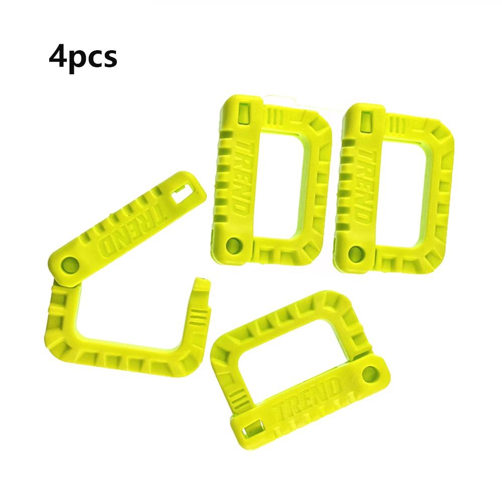 Colored Outdoor Carabiner Clip Plastic D-Ring Hard Hook Snap Camping Hiking Outdoor Tools