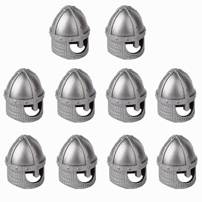 MOC Военные Средневековые Строительные Блоки Солдат Замок Рыцари Фигурки Подарки Оружие Крестовый Поход Шлемы Корона Копье Мини Кирпичики QT012