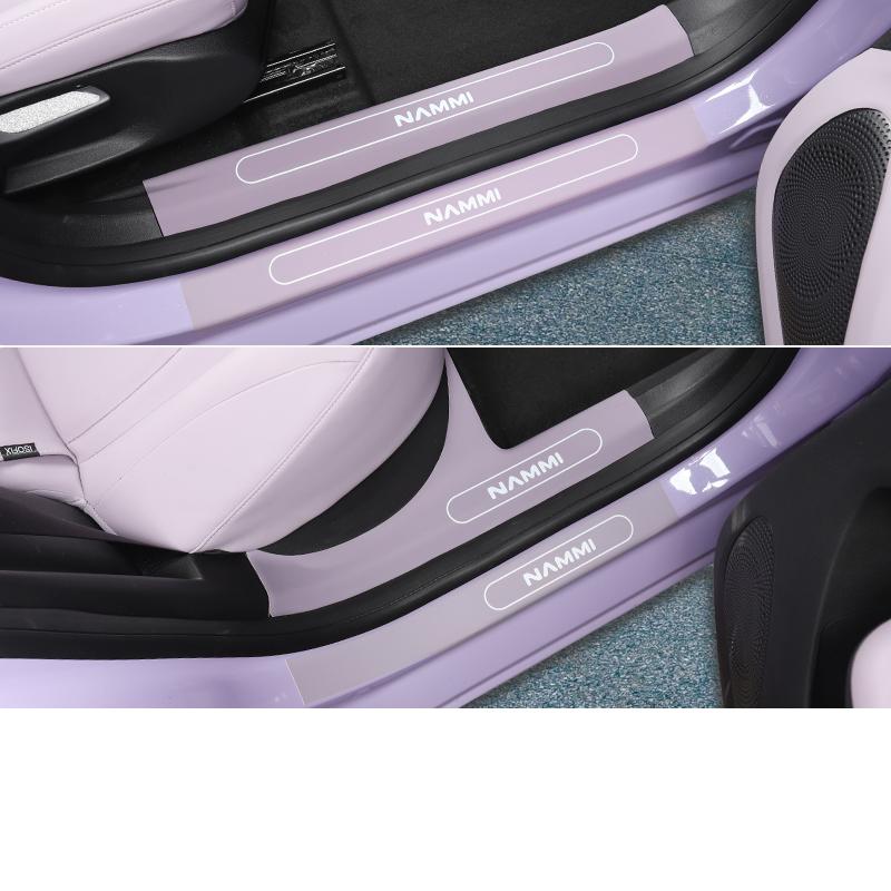 Для Dongfeng Nammi 01 Nammi Box 2024-2026 Наклейка на порог Боковая сторона двери Защитная пленка на педаль для ног Устойчивая к царапинам Автоаксессуары