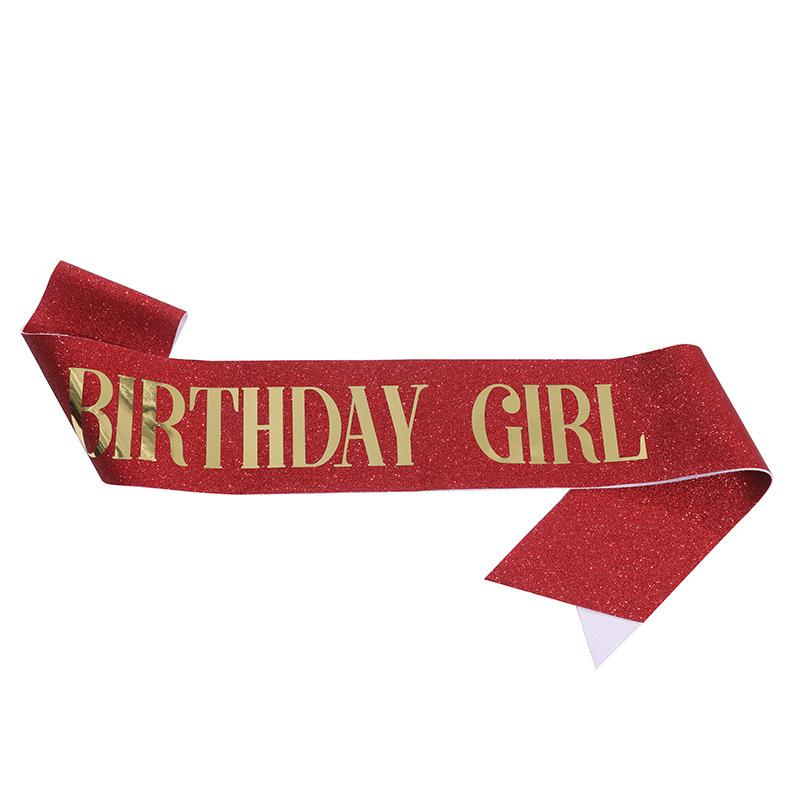 10, 18, 20, 30, 40, пояс на день рождения, атласная лента королевы для девочек и женщин, украшения для вечеринки в честь Дня Рождения, поставки
