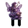 Садовый колышек серии Fantasy, устойчивый к погодным условиям, декоративный колышек Fairy, 2D, плоское акриловое украшение с колышком для декора двора на открытом воздухе