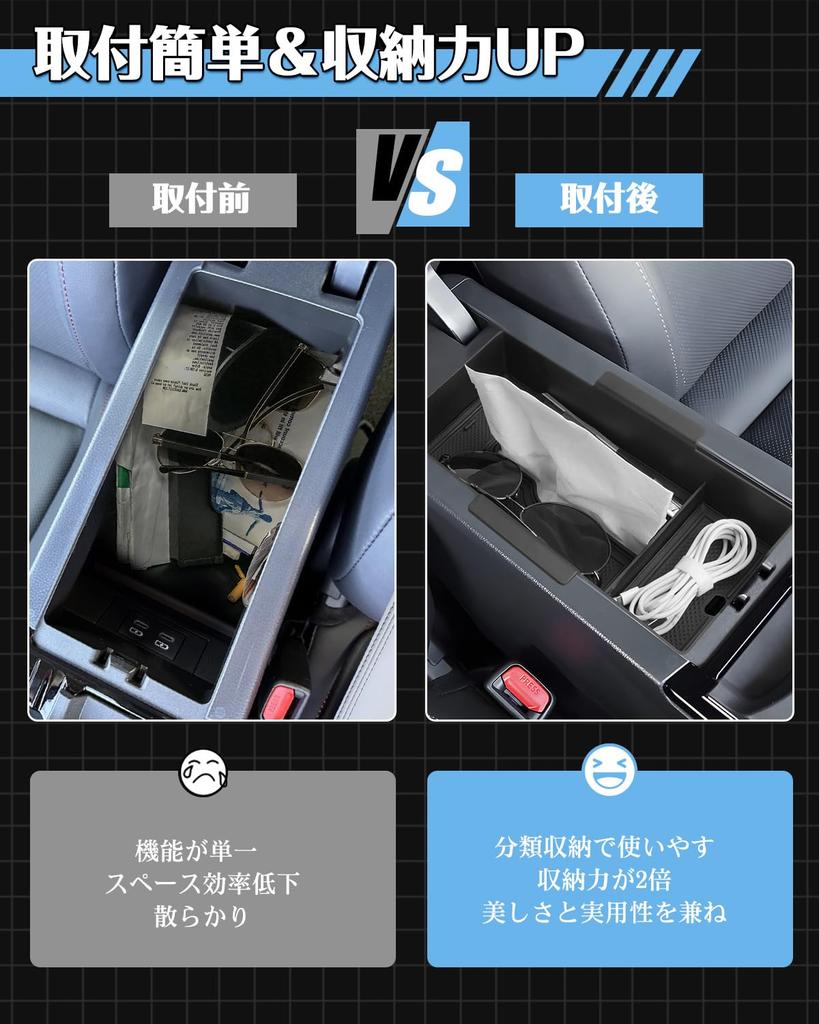 WEIPIN Console Tray for the New 60 Console Prius Console Inner Center Small Item ABS Easy Prius 5th Generation Custom Parts Prius, Box, 60, Tray,