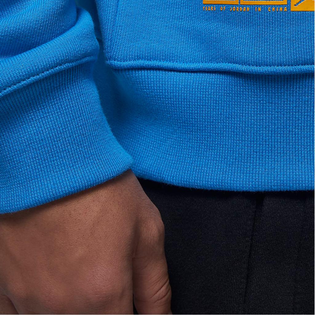 Jordan Сплошной цветной свитшот с логотипом, мужские топы, синий FB7658-435
