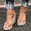 Women's Sandals Casual Wedge Sandal Outdoor Comfort Sport Sandal Designer Platform Sandals for Women High Heel Sandalias
