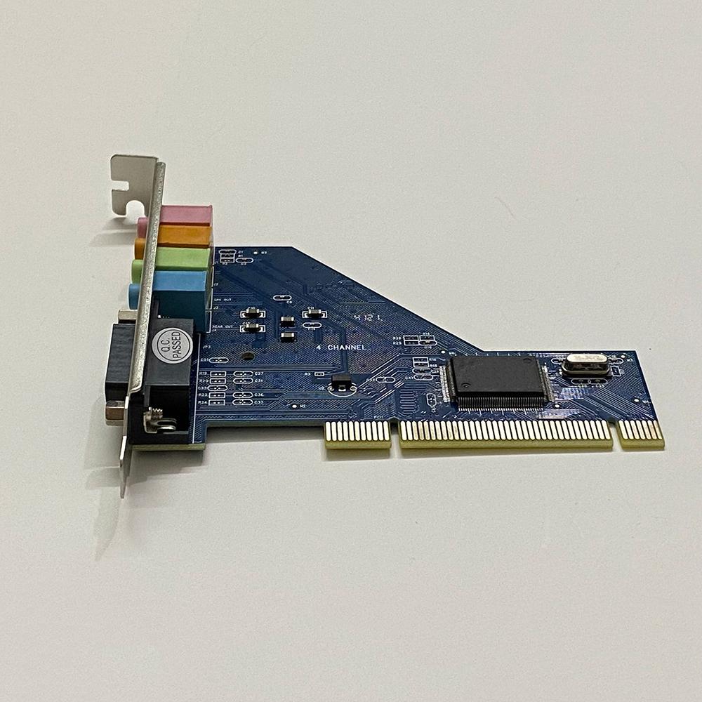 Independent Sound Card PCI 4.1 Channel 3d O Stereo 8738 for Desktop Computer