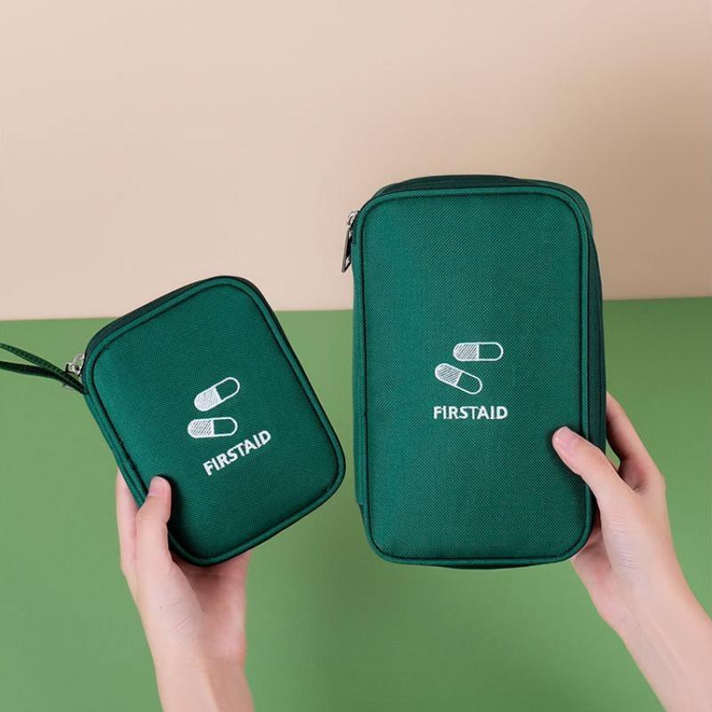 Портативная пустая аптечка, сумка для хранения лекарств, мини-аптечка, органайзер для путешествий, спортивные таблетки, сумка для первой помощи