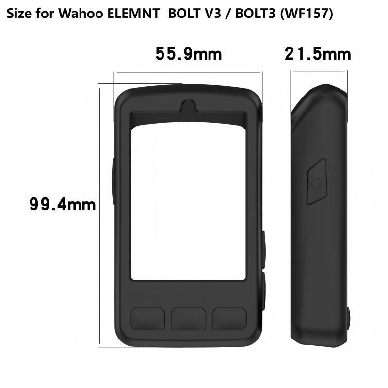 Силиконовый чехол для часов для Wahoo ELEMNT ROAM V3 ROAM 3 Мягкий защитный чехол-бампер для Wahoo ELEMNT BOLT V3 BOLT3 Чехол Аксессуары