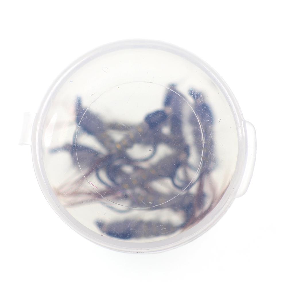 10pcs Size 12 Grey Black Hare's Ear Nymph Fly Trout Fishing Classic Fly Bait