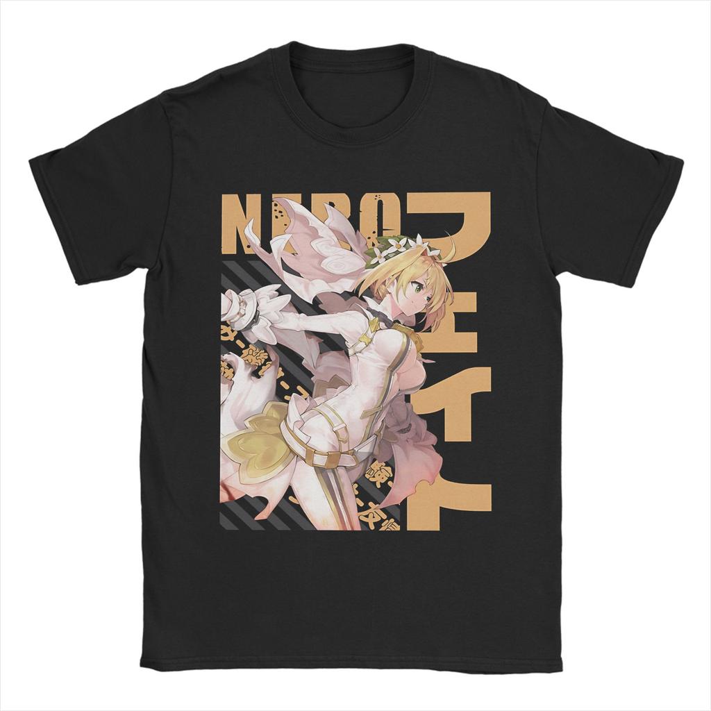 Футболки Jeanne Alter Avenger из чистого хлопка, оригинальные футболки с круглым вырезом Fate Stay Night Fgo, одежда с коротким рукавом 4XL 5XL