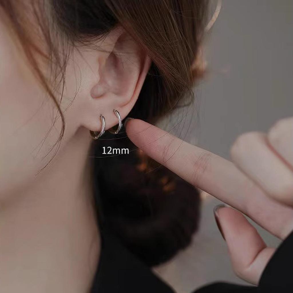 Серьги-кольца Модные Заметные Украшения Медная Текстура Трендовые Украшения для Ушей Подходят для Женщин и Девушек Подарок