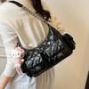 Весна 2025 новый корейский тренд мода универсальная сумка-цепочка женская повседневная для работы сеньорский стиль сумка-мессенджер через плечо
