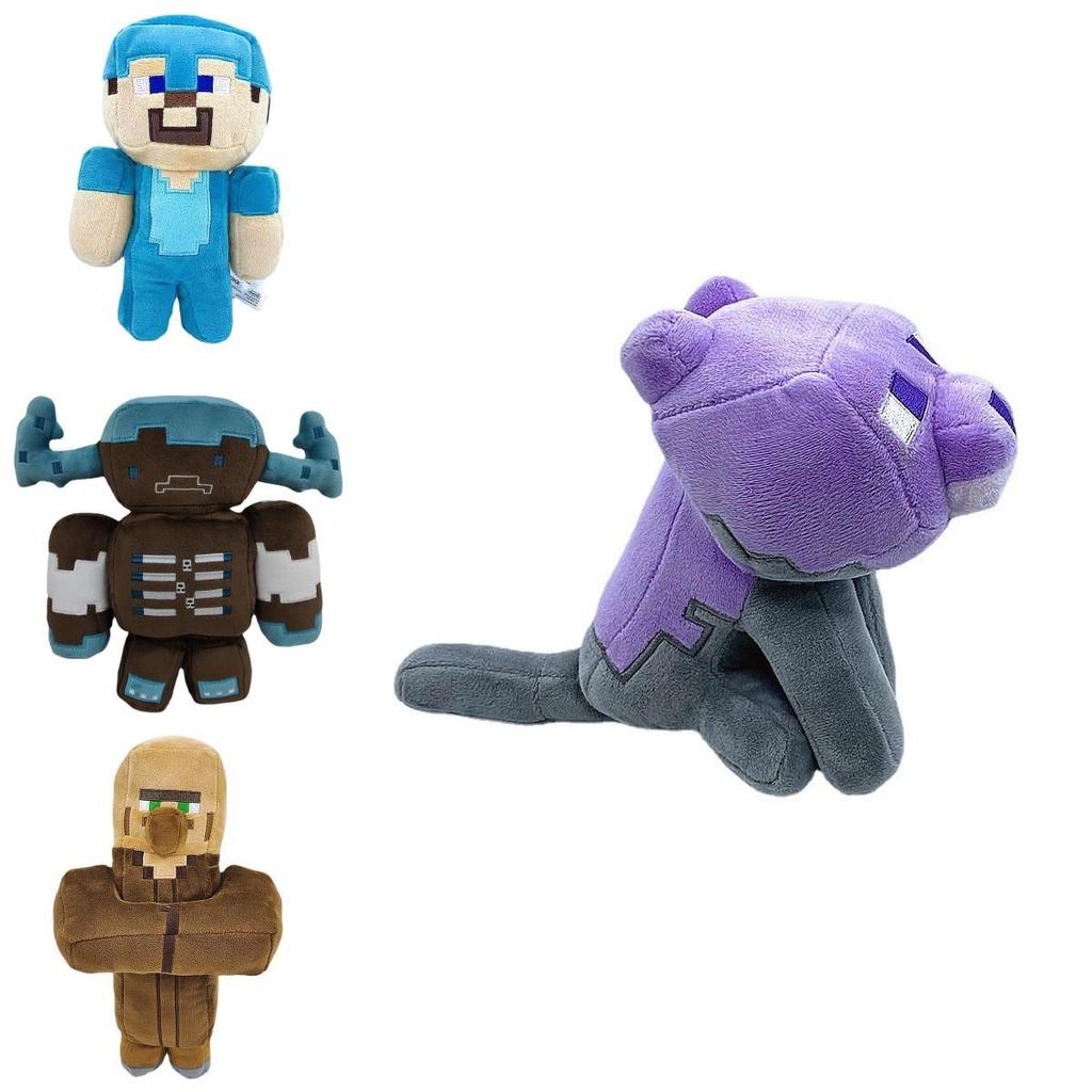 Minecraft Theme Plush Toy Cute Stuffed Doll Short Plush Fabric Pp Cotton Filling 20-23cm Height