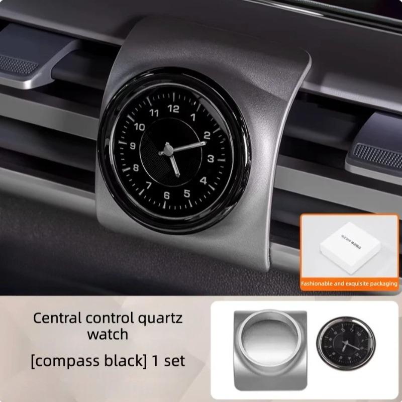 Для BYD Ti 7 Titanium 7 2025 2026 Усовершенствованные Модифицированные Аксессуары: Кварцевые Часы для Центральной Консоли