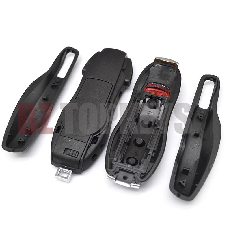 Smart car key DIY use 3buttons for Porsche Panamera Macan Cayman 911 918 Spyder Cayenne remote keyless go 315/433/434Mhz