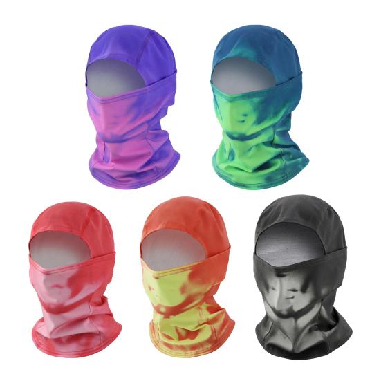 Heat-Sensitive Hooded Hat Color-Changing Fabric Opening Design Elastic Fit Temperature-Sensitive Hood Heat-reacting Outdoor Headwear