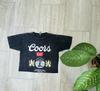 Укороченная рубашка Coors Banquet в винтажном стиле