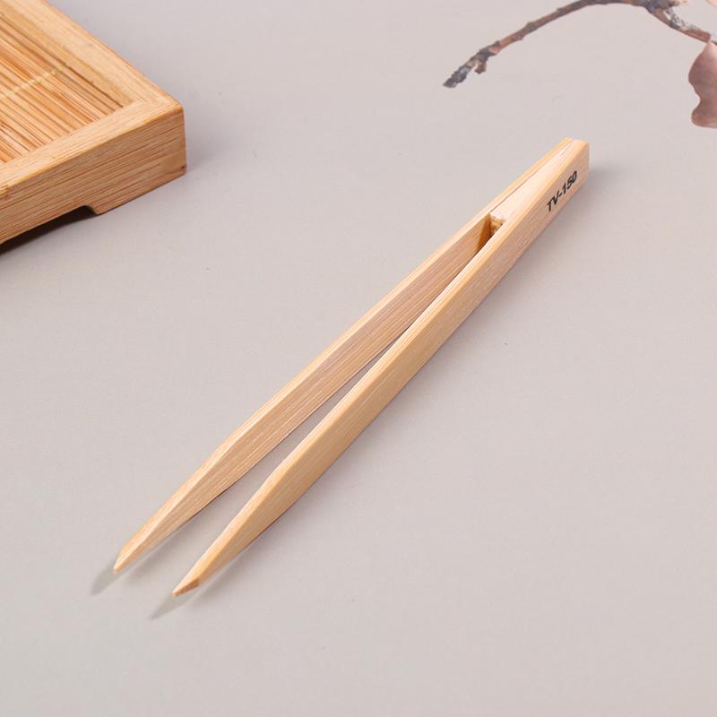 1 шт. легкий профессиональный инструмент для ремонта часов, высококачественные пинцеты с заостренными концами, простые в обращении пинцеты с бамбуковыми наконечниками