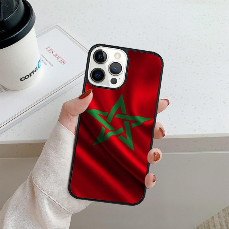 Morocco Maroc Moroccan Flag Phone Case For iPhone 17 Air 16 pro max 15 14 plus 12 13 Shell Cover coque