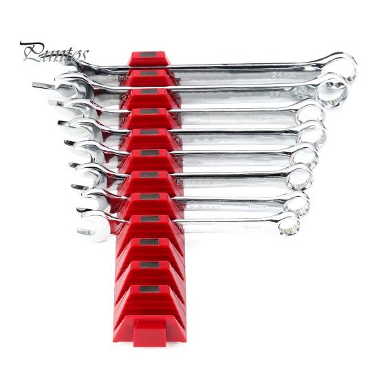 Набор из 2 настраиваемых органайзеров для гаечных ключей, компактный, простой в использовании, универсальный держатель для гаечных ключей, органайзер для хранения инструментов