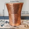 Винтажная Медная Кружка для Кофе, Походная Пивная Кружка Портативная Ручной Работы Текстура Молотка Стаканы для Напитков Сока Питьевые 350 мл Чашка для Чая
