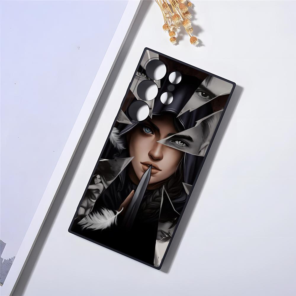 Чехол для телефона Romance Club Для Samsung S24 Ultra S23 Fe S22 S20 S21 Plus Galaxy A54 A34 A24 A53 Note 20