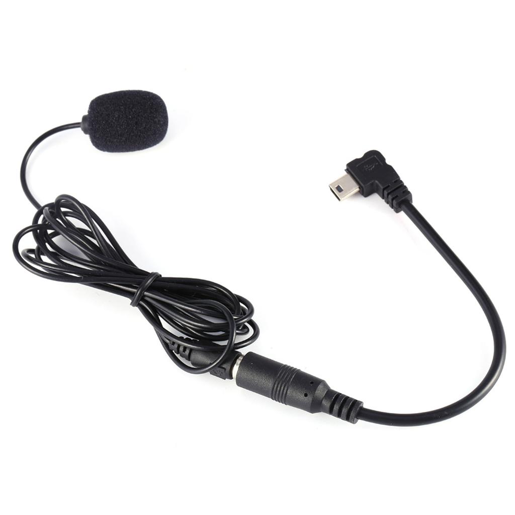 Black 3.5mm External Microphone Clip On Mic + Adapter Cable for GoPro Hero4 3 3+