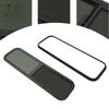 Rectangular RV Window, 42" W X 12" H Camper Windows Replacement Horizontal Sliding RV Windows Camper with Trim Ring