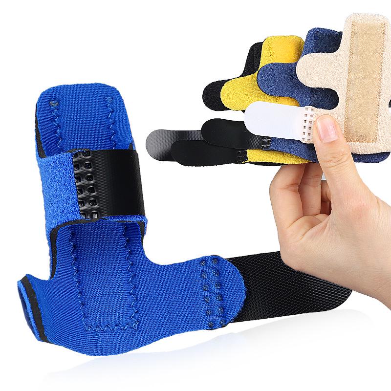 Finger Support Splint and Protector Strap for Five-Finger Movement