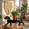 Desk Storage Display Rack Dog Shape Flower Pot Holder Cute Flowerpot Tray  Home