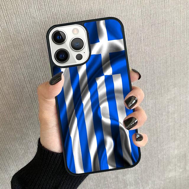 Греция Греческий Флаг Чехол для Телефона Для iPhone 17 Air 15 16 11 12 13 14 Pro Max Чехол Для iPhone 17 Air Max Plus coque Fundas
