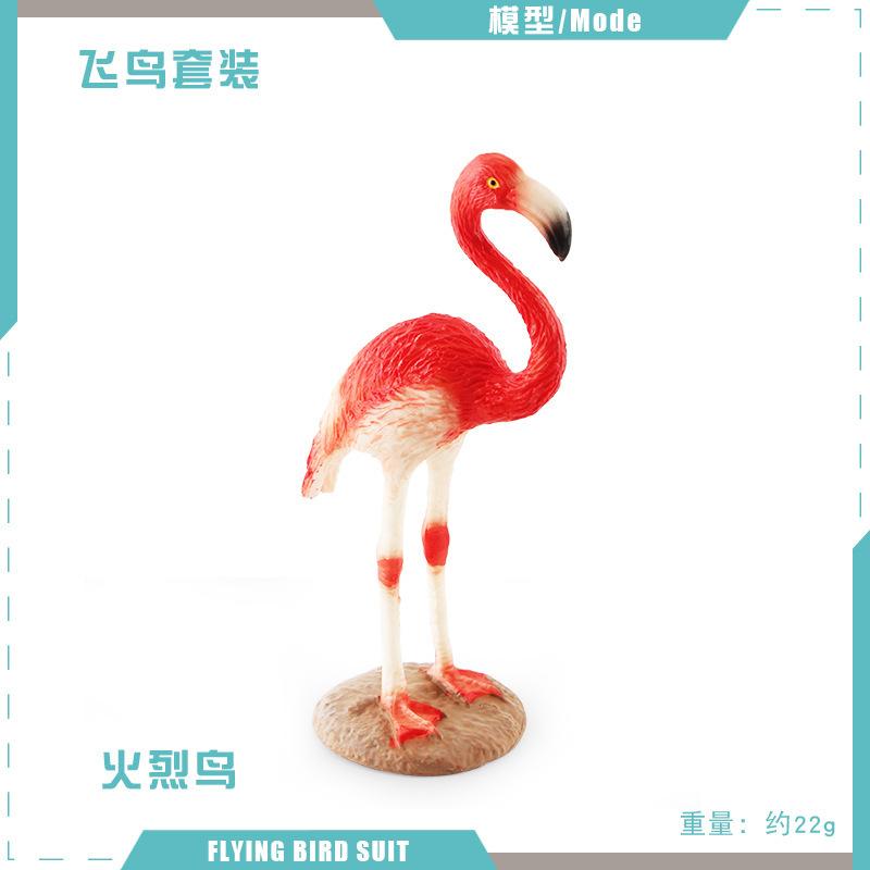 Пазл Когнитивная Симуляция Фламинго Цапля Журавль Настольная Птица Модель Птицы Статичное Украшение Игрушка