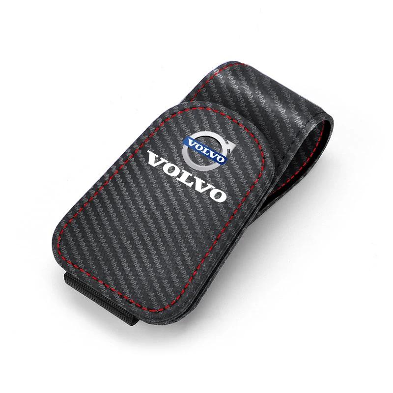 Зажим для очков в салоне автомобиля, держатель для солнцезащитного козырька, аксессуары для автомобиля для Volvo Xc60 Xc90 V40 V60 S60 V50 V90 S80 C40 XC40 V70 XC70