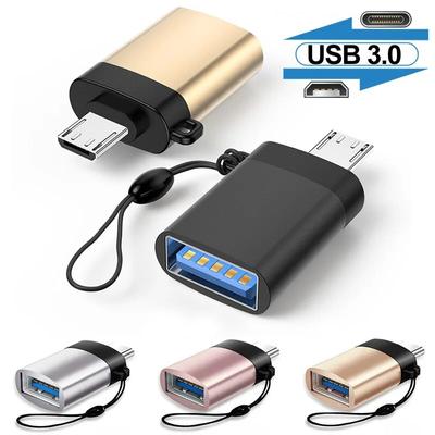 Адаптер Micro USB/Type-C USB 3,0 OTG для планшета, телефона Android, разъем Micro USB для Samsung, Xiaomi, Huawei, OTG, преобразователь Micro USB 3,0