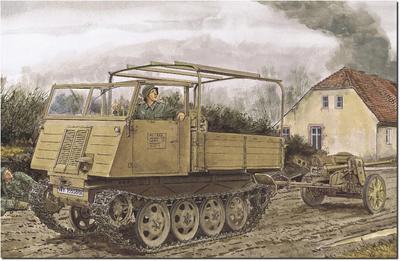 Platts Dragon WW2 Германия 5 см Pak38 Gun Magic Printed Дульный тормоз в комплекте Роскошные характеристики Пластиковая модель DR6684SP 1/35 RSO/3 и противотанковое оружие