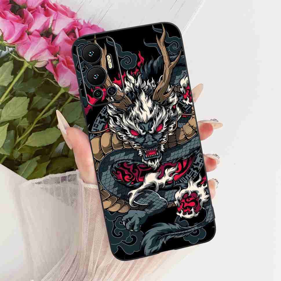 For Infinix Hot 12 Case Nice Butterfly Back Cover Phone Case Soft TPU Silicone Coque Cases For Infinix Hot12 Hot 12 Bumper