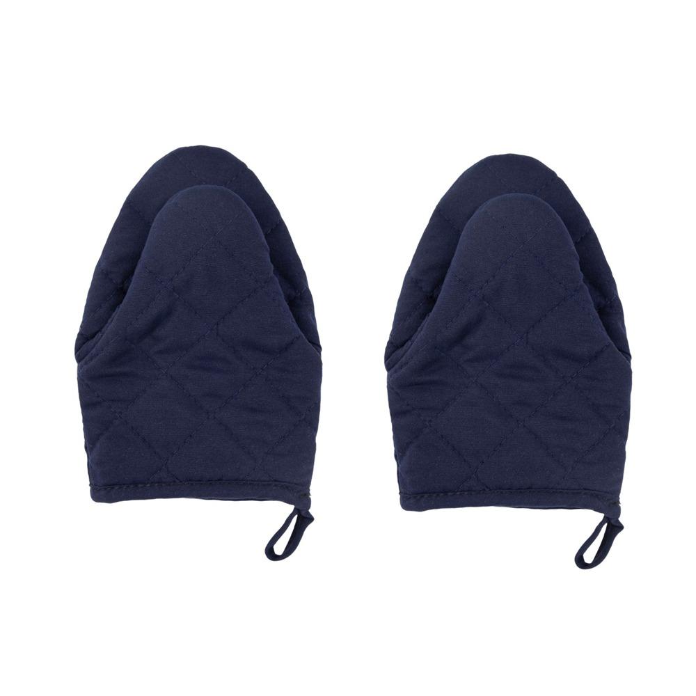 2PCS Hanging Microwave Gloves Non-Slip Grilling Mitts Multifunctional Antiscald Oven Mitts  BBQ