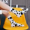 Cow Lolita Socks Harajuku Korean Style Women Cotton Striped Socks Casual Novelty Socks Japanese Fashion Crew JK Socks