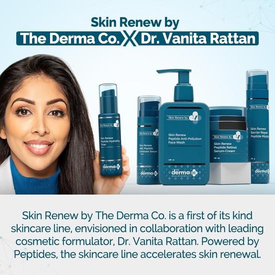 Дерма Ко . X Dr.V Skin Renew Peptide Увлажняющий тоник с пептидами и гиалуроновой кислотой - 100 мл, 1% салициловой кислоты, очищает поры, тоник без спирта