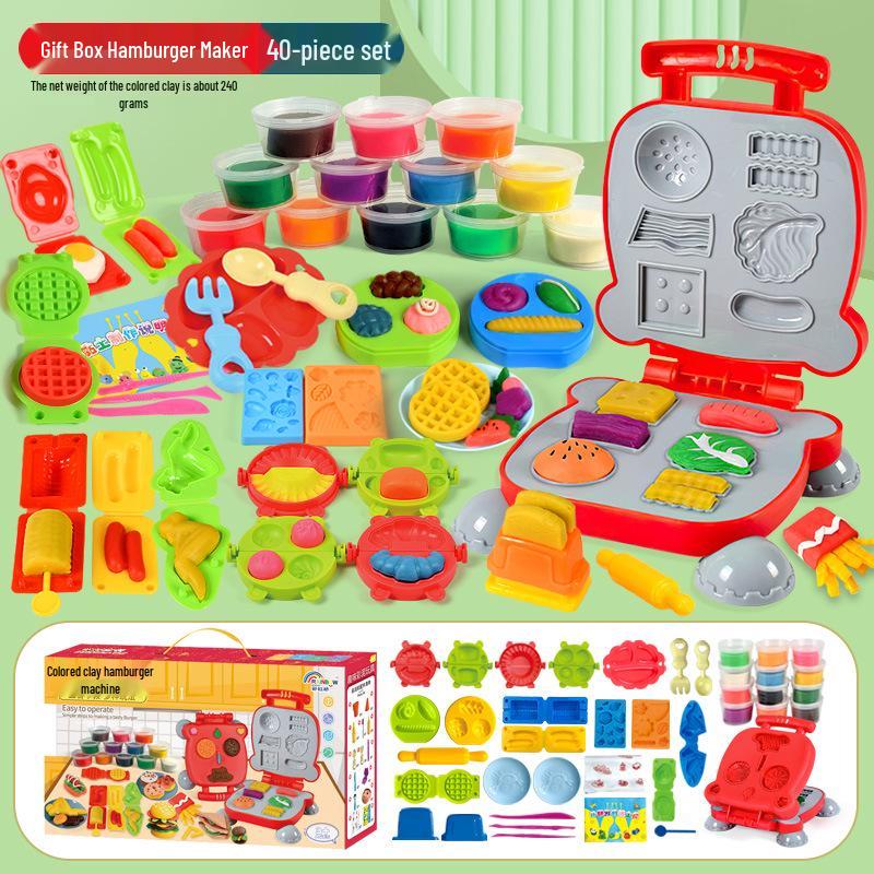 DIY Ice Cream Maker Clay Molds & Tools Set for Kids